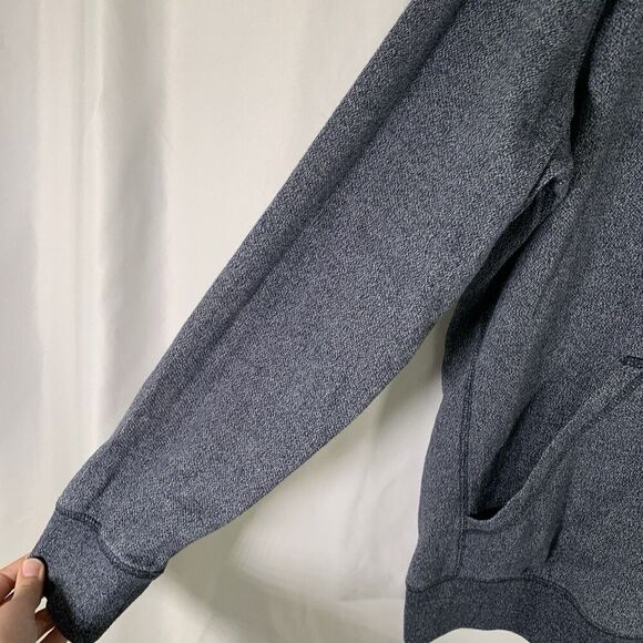 Oakley Hoodie Men's Medium Blue Graphic Print Drawstring Pockets Pullover - Picture 5 of 10